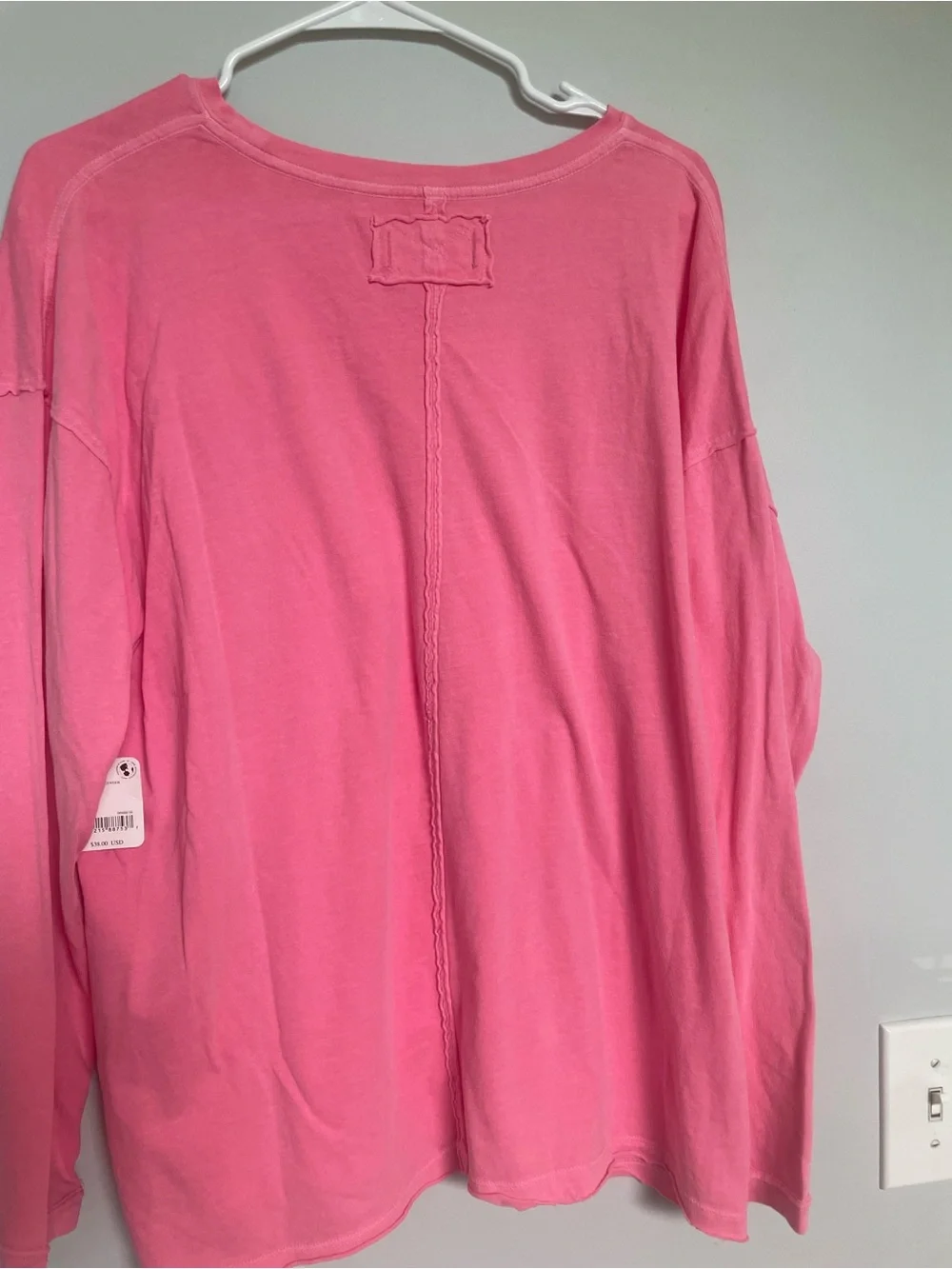 We The Free Bright Pink Long Sleeve Tee - Picture 6 of 6